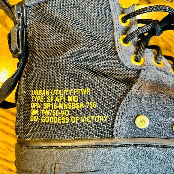 Nike SF Air Force 1 Mid Urban Utility Navy Suede (Men’s 8 / Women’s 9.5) EU41 - Picture 3 of 14